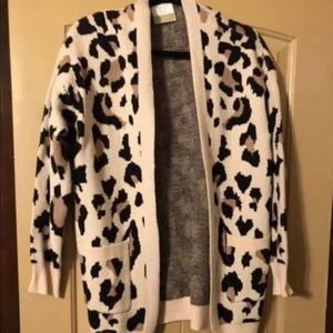 Leopard cardigan new with tags